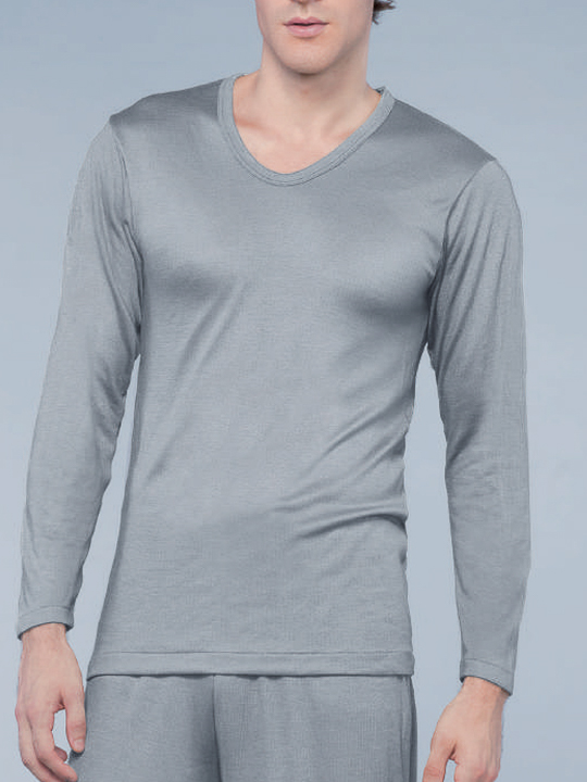UW131 Men Long Sleeve Undershirt – Negative Ion Clothes